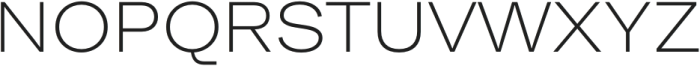 Moderna Grotesque ExtraLight otf (200) Font UPPERCASE