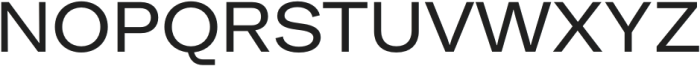 Moderna Grotesque Regular otf (400) Font UPPERCASE