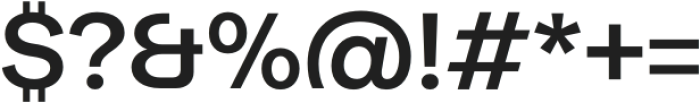 Moderna Grotesque SemiBold otf (600) Font OTHER CHARS