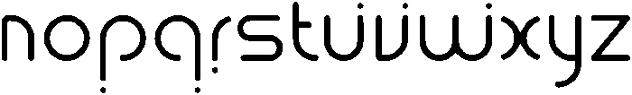 Moderna Regular otf (400) Font LOWERCASE