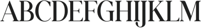 Moderna Serif Regular otf (400) Font UPPERCASE