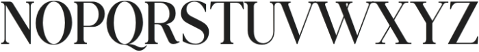 Moderna Serif Regular otf (400) Font UPPERCASE