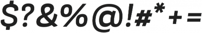 Modernica Bold Italic otf (700) Font OTHER CHARS