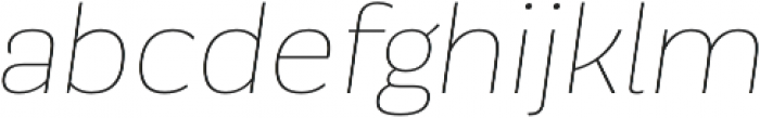 Modernica Std Thin Italic otf (100) Font LOWERCASE