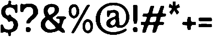 Modernized Regular otf (400) Font OTHER CHARS
