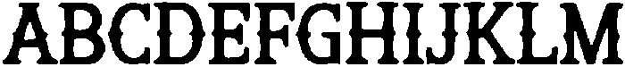 Modernized Regular otf (400) Font UPPERCASE