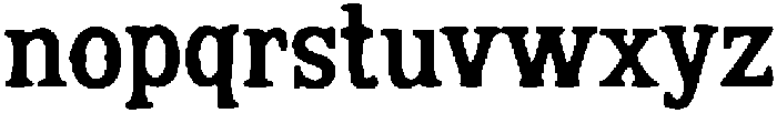 Modernized Regular otf (400) Font LOWERCASE