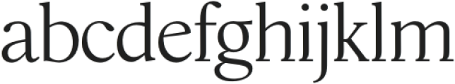 Modest Extra Light otf (200) Font LOWERCASE