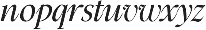 Modest Light Italic otf (300) Font LOWERCASE