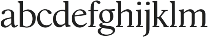 Modest Light otf (300) Font LOWERCASE