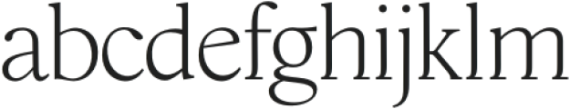 Modest Thin otf (100) Font LOWERCASE