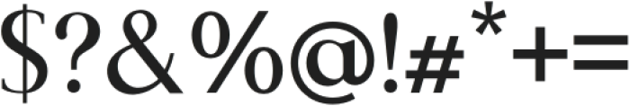 ModestSteady Regular otf (400) Font OTHER CHARS