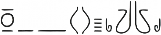 Modesto Font Symbol otf (400) Font OTHER CHARS
