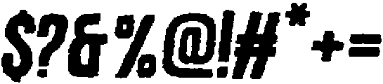 Modeva Angular Italic otf (400) Font OTHER CHARS