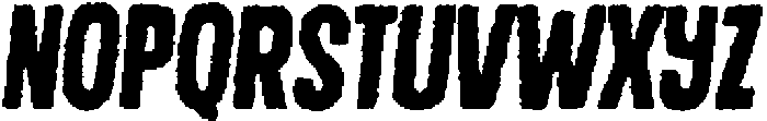 Modeva Eroded Italic otf (400) Font LOWERCASE