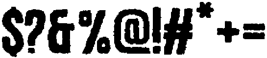 Modeva Eroded otf (400) Font OTHER CHARS