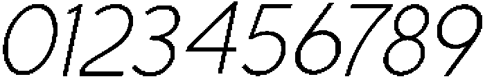 Modista Pro Variable Italic ttf (400) Font OTHER CHARS