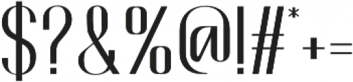 Modric Regular otf (400) Font OTHER CHARS