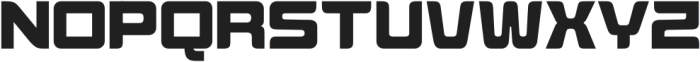 Modtechno Bold otf (700) Font UPPERCASE