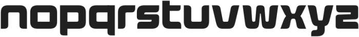 Modtechno Bold otf (700) Font LOWERCASE