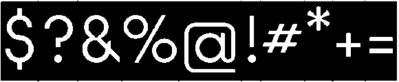 Modular Sans Roman 0 otf (400) Font OTHER CHARS
