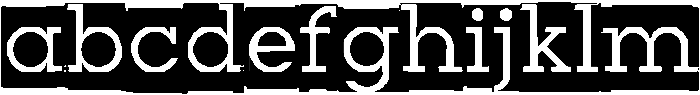 Modular Slab Roman 0 otf (400) FONT