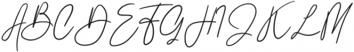 Modwilles Signature Regular otf (400) Font UPPERCASE