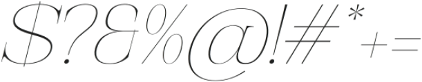 Moenalica Italic otf (400) Font OTHER CHARS