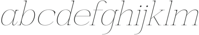 Moenalica Italic otf (400) Font LOWERCASE