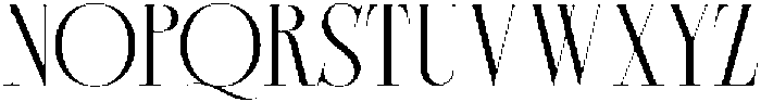 Moerca Regular otf (400) Font UPPERCASE