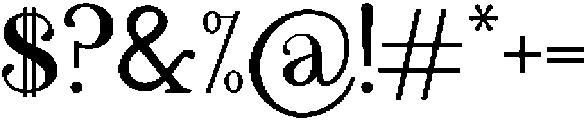 Moerif Regular otf (400) Font OTHER CHARS