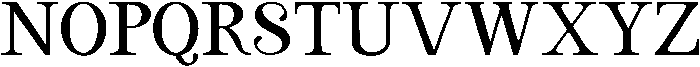 Moerif Regular otf (400) Font UPPERCASE