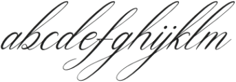 Moetyina Italic otf (400) Font LOWERCASE