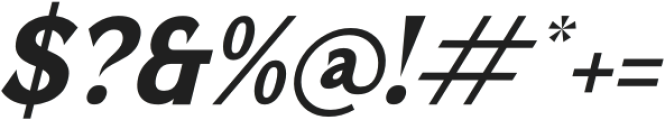 Mofeika Italic otf (400) Font OTHER CHARS