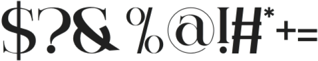 Mofia Regular otf (400) Font OTHER CHARS