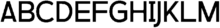 Mofine Medium otf (500) Font UPPERCASE