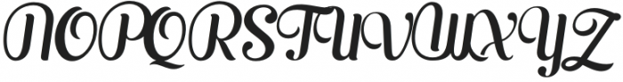 Mofita Italic otf (400) Font UPPERCASE