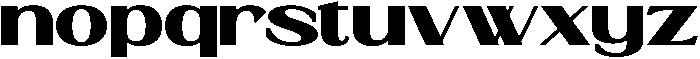 Mofiwe otf (400) Font LOWERCASE