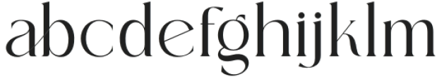 Mofllig Regular otf (400) Font LOWERCASE