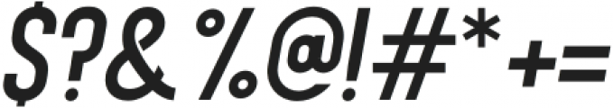 Moford EC SemiBold Italic otf (600) Font OTHER CHARS