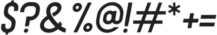 Moford SC SemiBold Italic otf (600) Font OTHER CHARS
