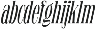 Moftin Sugh Slanted otf (400) Font LOWERCASE