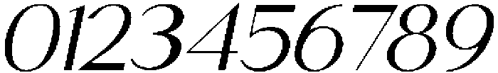 Mogace Oblique otf (400) Font OTHER CHARS