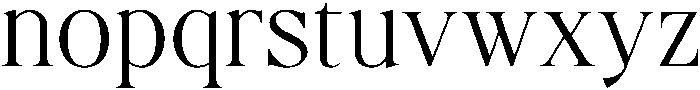 Moggie Regular otf (400) Font LOWERCASE