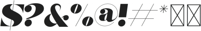 Mogia Italic otf (400) Font OTHER CHARS