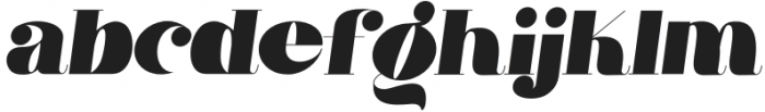 Mogia Italic otf (400) Font LOWERCASE