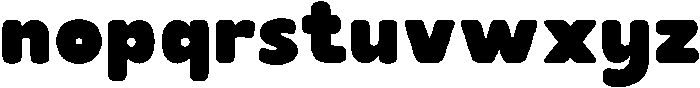 Mogika Regular otf (400) Font LOWERCASE
