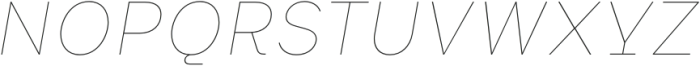 Mogno Hairline Italic otf (100) Font UPPERCASE