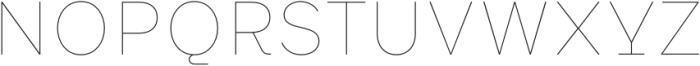 Mogno Hairline otf (100) Font UPPERCASE