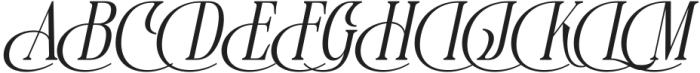 Mogokya Klektore Italic otf (400) Font UPPERCASE